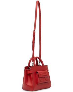 Karl Lagerfeld Logo Handbag - Red