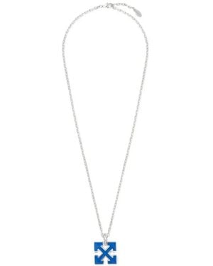 Off-White c/o Virgil Abloh Enamel Arrow Necklace - White