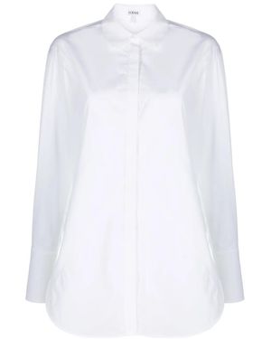 Loewe Puzzle Fold Cotton Shirt - White