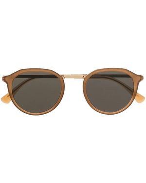 Mykita Tinted-Lens Round-Frame Sunglasses - Brown