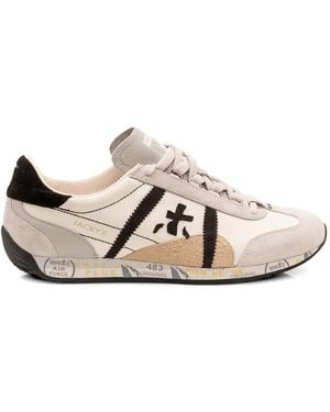 Premiata Jackyx Sneakers Mit Logo-Patch - Mehrfarbig