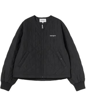 Carhartt Quilted Buttoned Puffer Jacket - Black