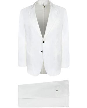Dell'Oglio Single-Breasted Suit - White
