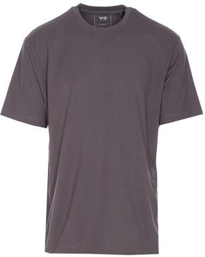 Y-3 ロゴ Tシャツ - グレー