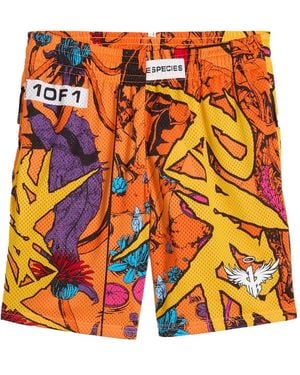 PUMA Melo Phoenix Basketball-Shorts - Orange