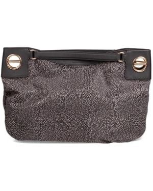 Borbonese London Op-Print Tote Bag - Grey