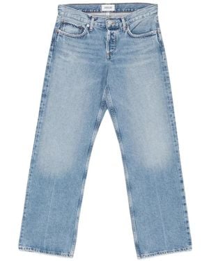 Agolde Vaqueros Rectos Con Efecto Degradado - Azul