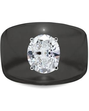 SOLO for Diamonds Diamond Dome Ring - Black