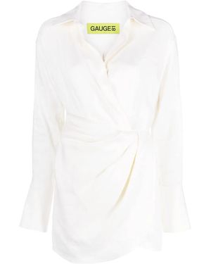 GAUGE81 Puno Mini Shirt Dress - White