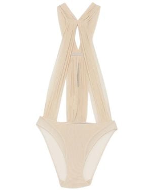Rick Owens Miami Draped Bodysuit - White