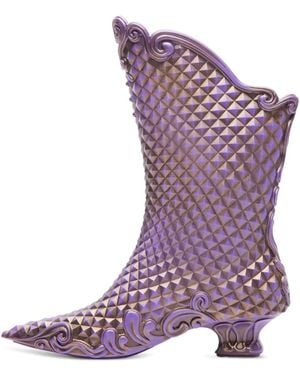 Y. Project X Melissa Court Boots - Purple