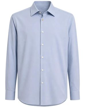Pal Zileri Long-Sleeve Button-Down Shirt - Blue