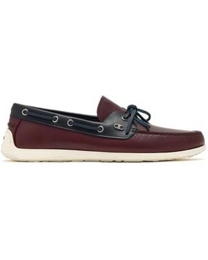 Ferragamo Boat Loafers - White
