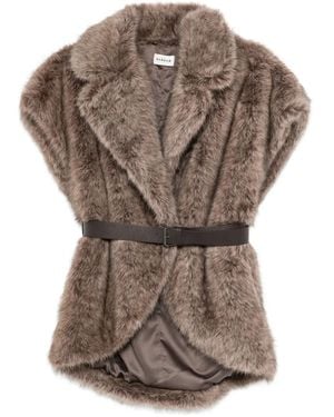 P.A.R.O.S.H. Belted Gilet - Grey