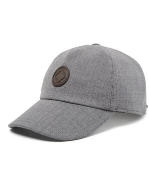 Peserico Logo-Patch Baseball Cap - Gray