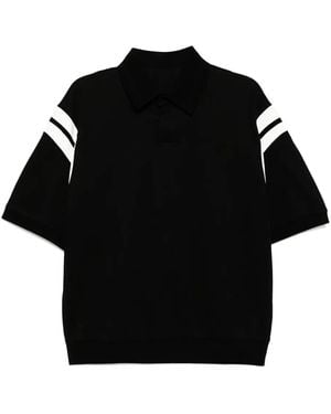 ◆UMBRO◆ UMB X White Mountaineering Short Sleeve Polo Shirt White Mountaineering x Umbro Uniform Polo Shirt | Black