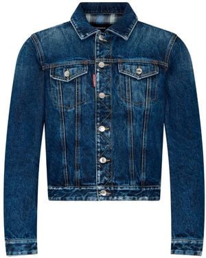 DSquared² Mini Front Jean Jacket - Blue