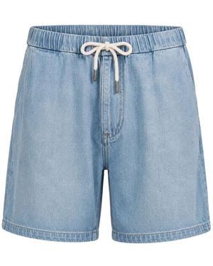 DL1961 Bryce Drawstring Denim Shorts - Blue
