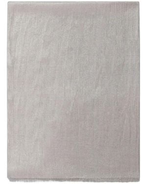 Brunello Cucinelli Cashmere Frayed Scarf - Grey