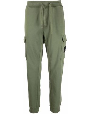 Stone Island コンパスバッジ トラックパンツ - グリーン