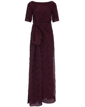 ROKSANDA Syla Maxikleid Mit Geknoteter Taille - Lila