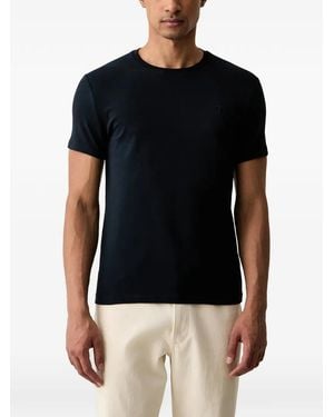 Trussardi Embroidered-Logo T-Shirt - Black