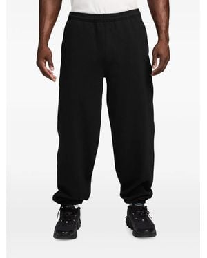 Nike Logo-Embroidered Track Trousers - Black