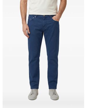 Brunello Cucinelli Leisure Fit Five-Pocket Trousers - Blue