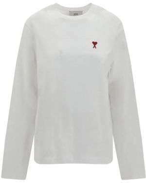 Ami Paris Ami De Coeur ロングtシャツ - ホワイト