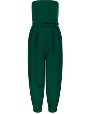 Max Mara Belted Jumpsuit - Green