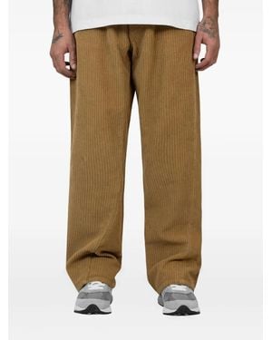 sunflower Wide-Leg Corduroy Trousers - Natural