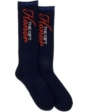 Honor The Gift Kniestrümpfe mit Nummern-Print - Blau