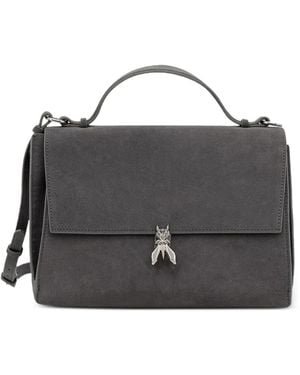 Patrizia Pepe Fly Logo-Plaque Tote Bag - Black