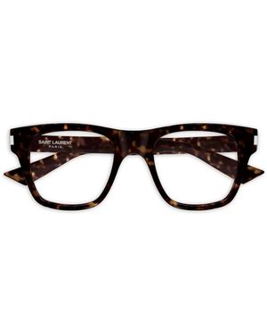 Saint Laurent Lunettes De Vue À Monture Carrée - Noir