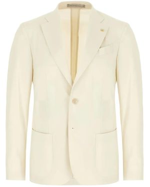 Corneliani シングルジャケット - ナチュラル