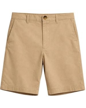 Michael Kors Button Shorts - Natural