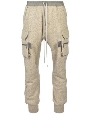 Rick Owens Pantalon Cargo À Poches Multiples - Natural