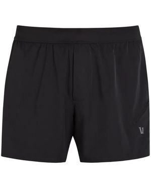 Vuori Logo-Print Performance Shorts - Black