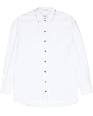 Sonia Rykiel Studded Cotton Shirt - White