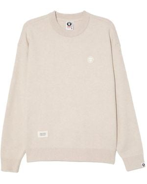 Aape By A Bathing Ape Sudadera con parche del logo - Blanco