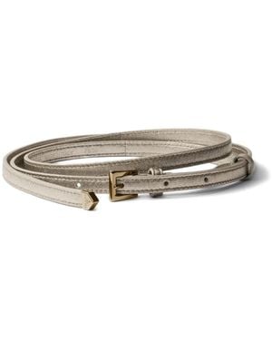 Prada Buckle leather belt - Gris