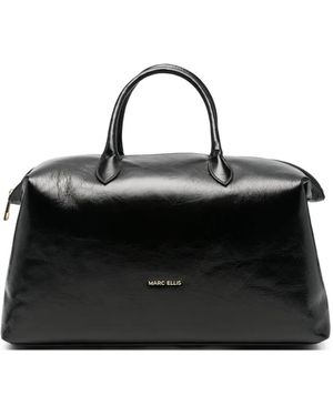 Marc Ellis Logo-Plaque Tote Bag - Black