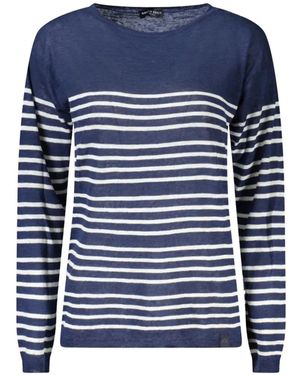 North Sails Stripe-Pattern Jumper - Blue