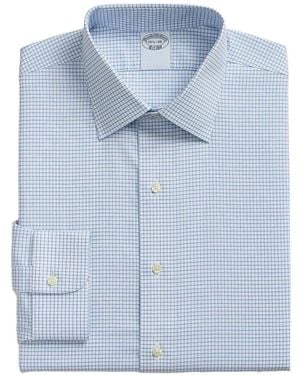 Brooks Brothers Check-Pattern Shirt - Blue