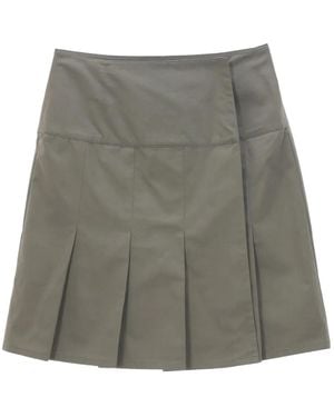 Our Legacy Pleated girdle skirt - Grau