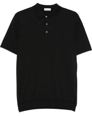 ÉPHÉMÈRE Short-Sleeve Polo Shirt - Black