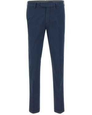 Devore Belt-Loops Trousers - Blue
