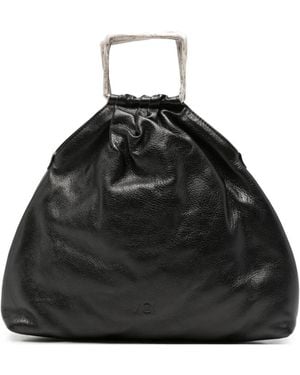 AUTENTICA 504 Tote Bag Mit Metallhenkel - Schwarz
