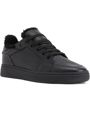 Giuseppe Zanotti Gz94 Shearling Leather Trainers - Black