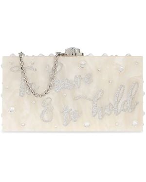 Sophia Webster Cleo Clutch Bag - Natural